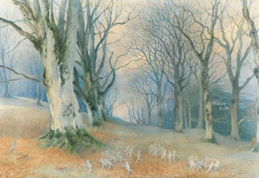 Fate e scoiattoli, c.1870